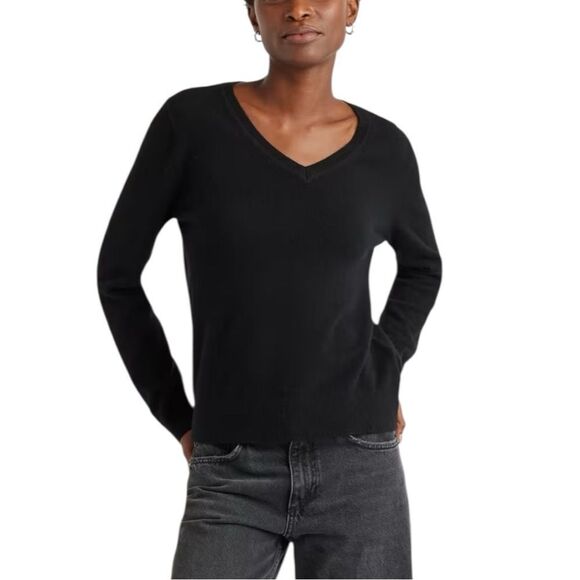 Quince Mongolian Cashmere Lightweight Sweater Size Medium - Picture 1 of 5